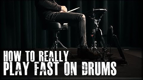 How To REALLY Play Fast On Drums - James Payne