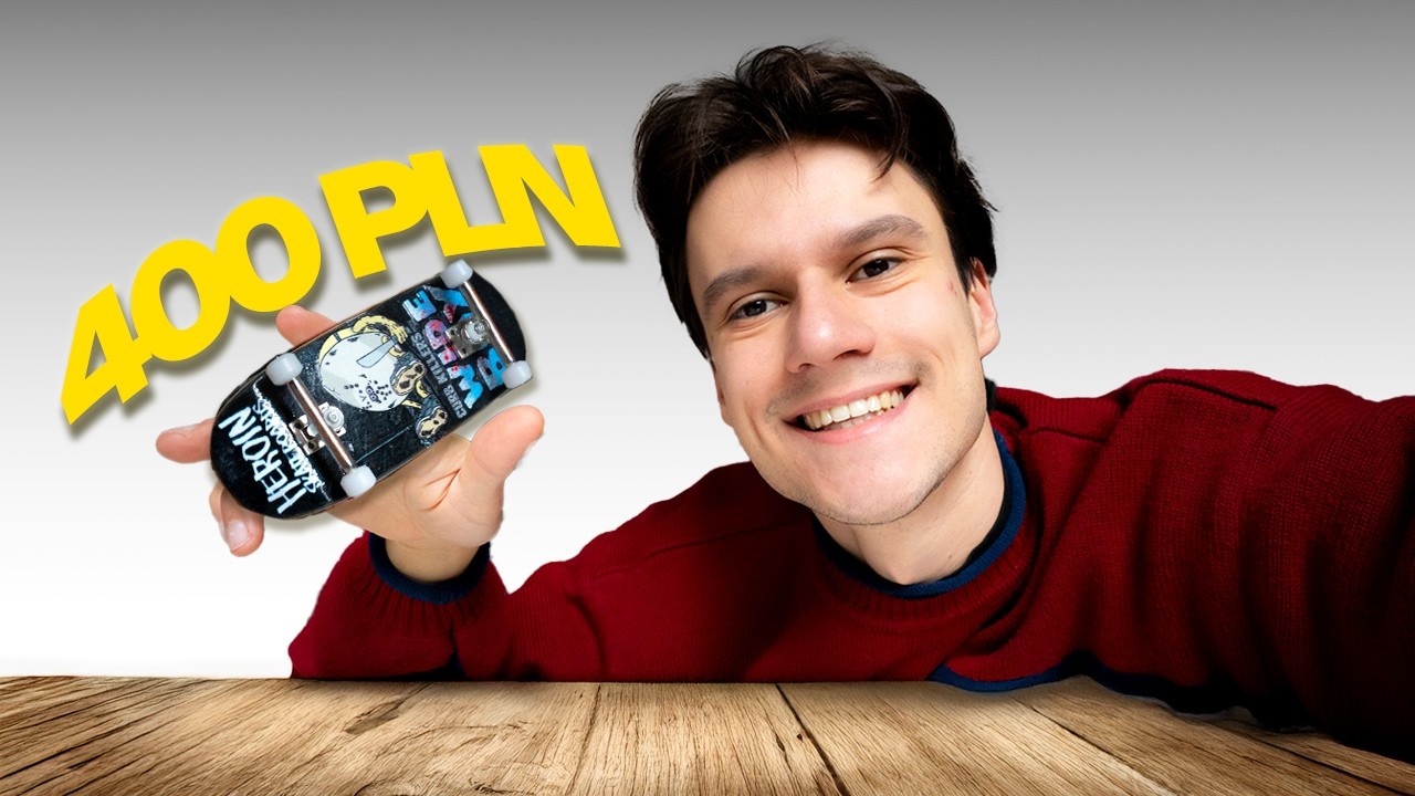 MÓJ PIERWSZY SKŁADANY PRO FINGERBOARD