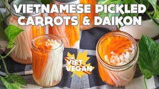 Vietnamese Pickled Carrots and Daikon  Đồ chua