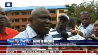 Ambode Votes In Apapa Area Of Epe, Calls For Deep Democratic Values