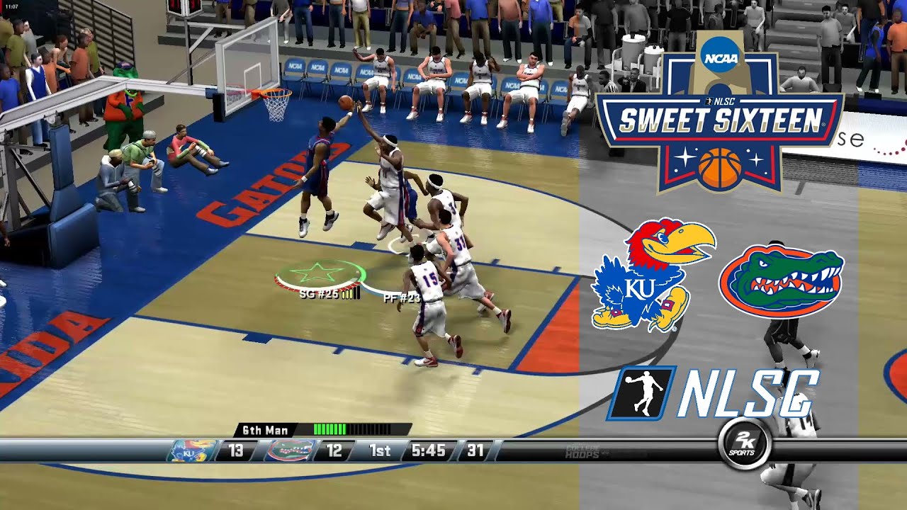 College Hoops 2K8 Tournament - Sweet 16 - Florida (Perdxdo) vs Kansas (Nate Stacho)