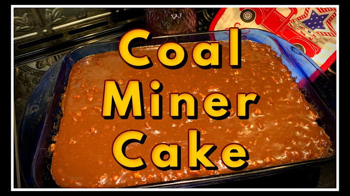 ❣️Coal Miner Cake YOU Can't Resist❣️
