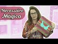 Como fazer uma necessaire mágica dupla em patchwork  | Gislaine Bortolato