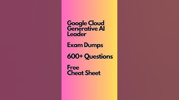 Google Cloud Generative AI Leader course #gcpaiexam #generativeai #howtopassgcp #gcppracticetests