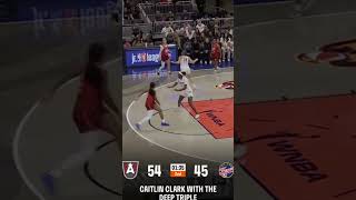 CC with the deep TRIPLE #basketball #wnba #caitlinclark #indianafever