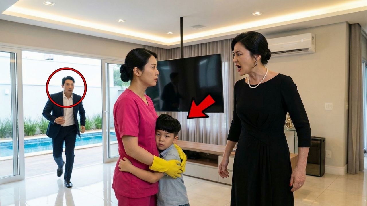 Milionário desconfia da babá pobre, instala câmeras e fica chocado ao ver… | DRAMA COREANO