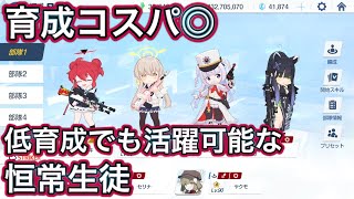 【ブルアカ】育成コスパが良い 恒常生徒 【ブルーアーカイブ】