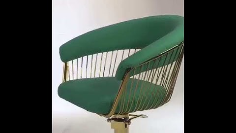 Ghế cắt tóc nữ Koria By54U phiên bản màu xanh