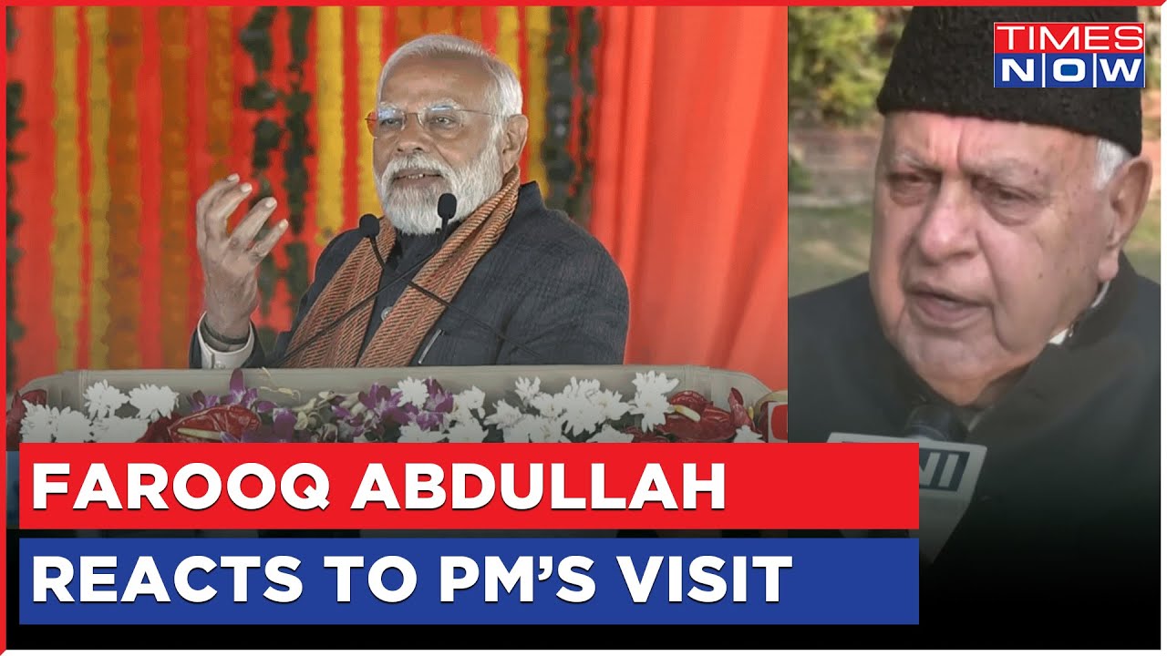 Farooq Abdullah Reacts To PM Modis Kashmir Visit Says Great Moment Of Pride  Modi In Kashmir