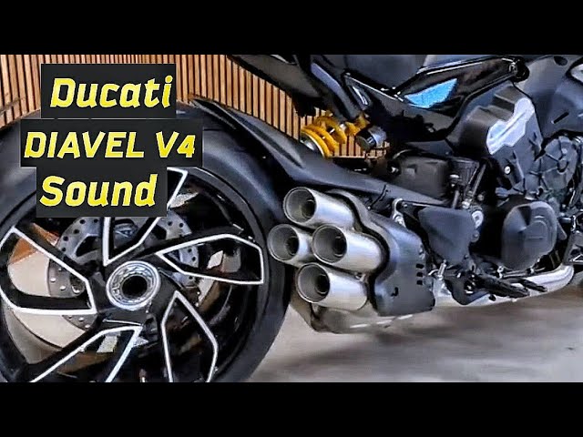 Ducati Diavel V4 Stock Exhaust Sound Cold Engine Startup