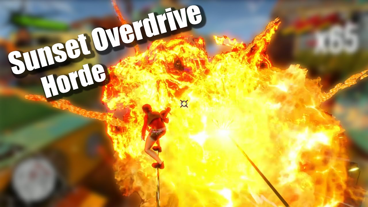 Sunset Overdrive | Horde Combat | PC | Gameplay | 1080p60fps