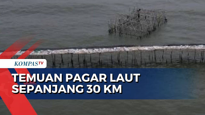 KKP Segel Pagar Laut Misterius Sepanjang 30 KM di Pesisir Tangerang