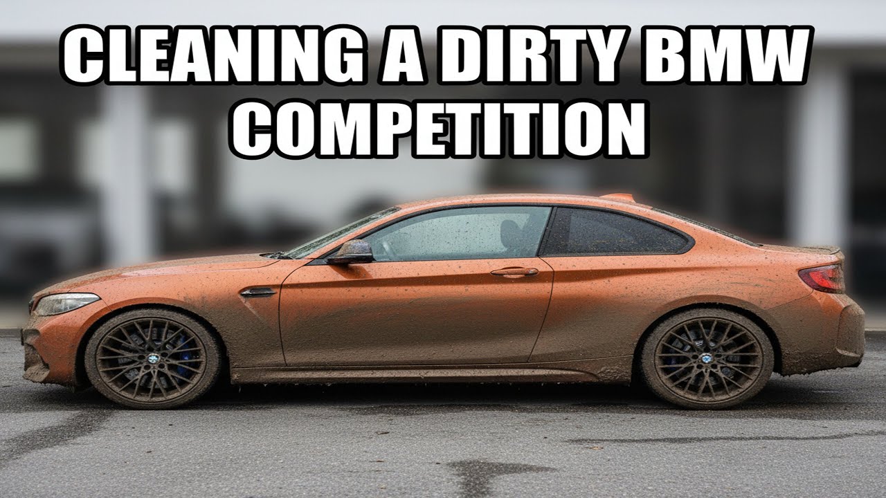 CLEANING THE WORLDS DIRTIEST BMW M2 COMPETITION! EXOTIC CAR
