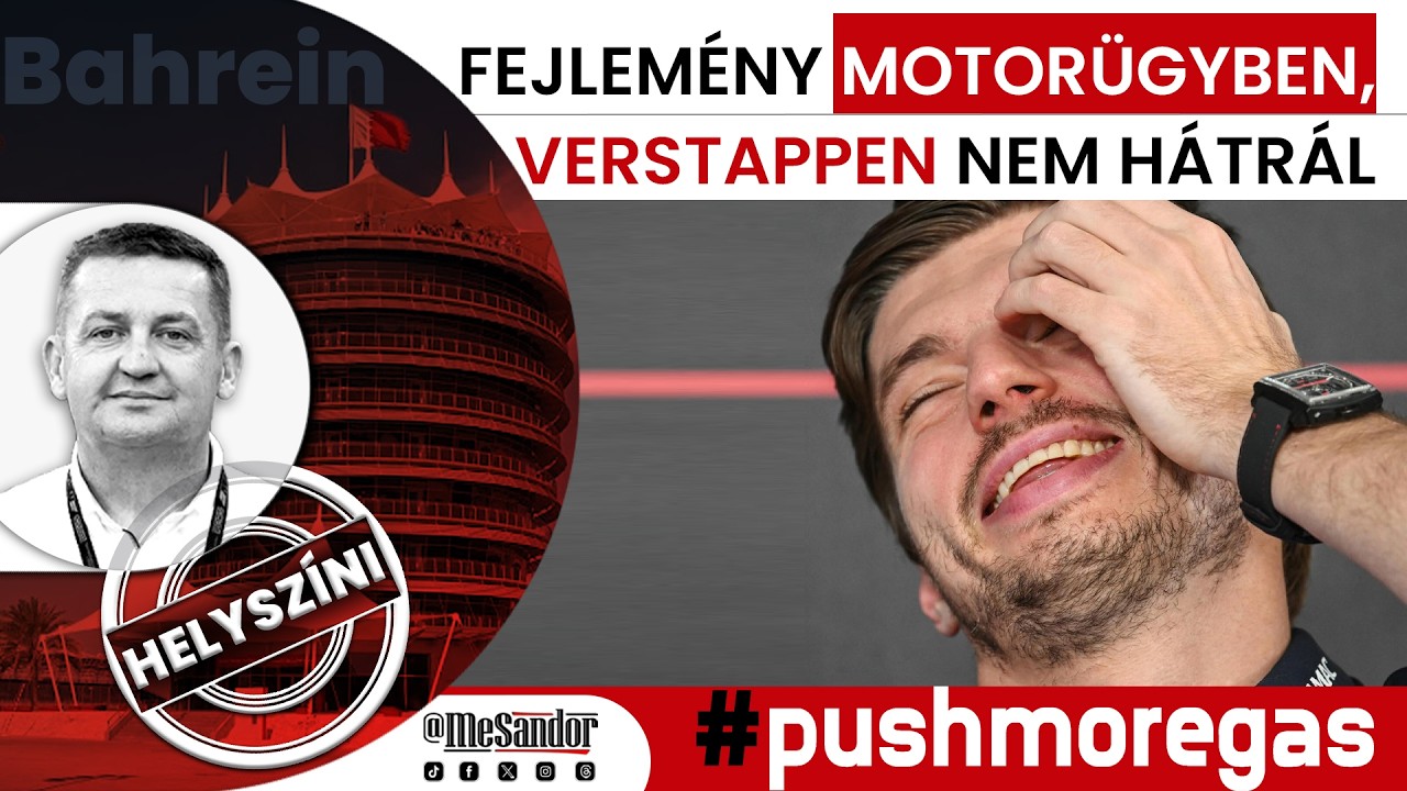 Helyszíni: Fejlemény motorügyben, Verstappen nem hátrál