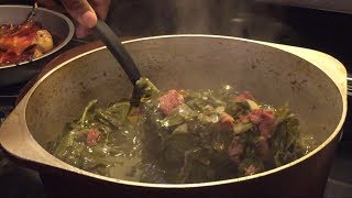 How to make Collard Greens plus tutorial how to wash and prep