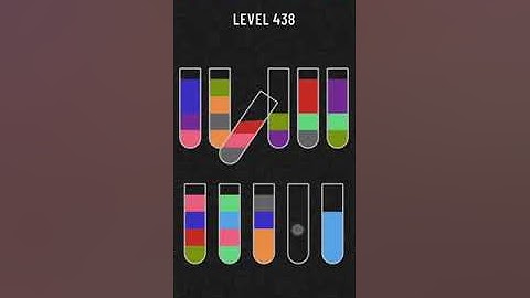 Water Sort Puzzle Level 438 Walkthrough Solution Android/iOS 💦