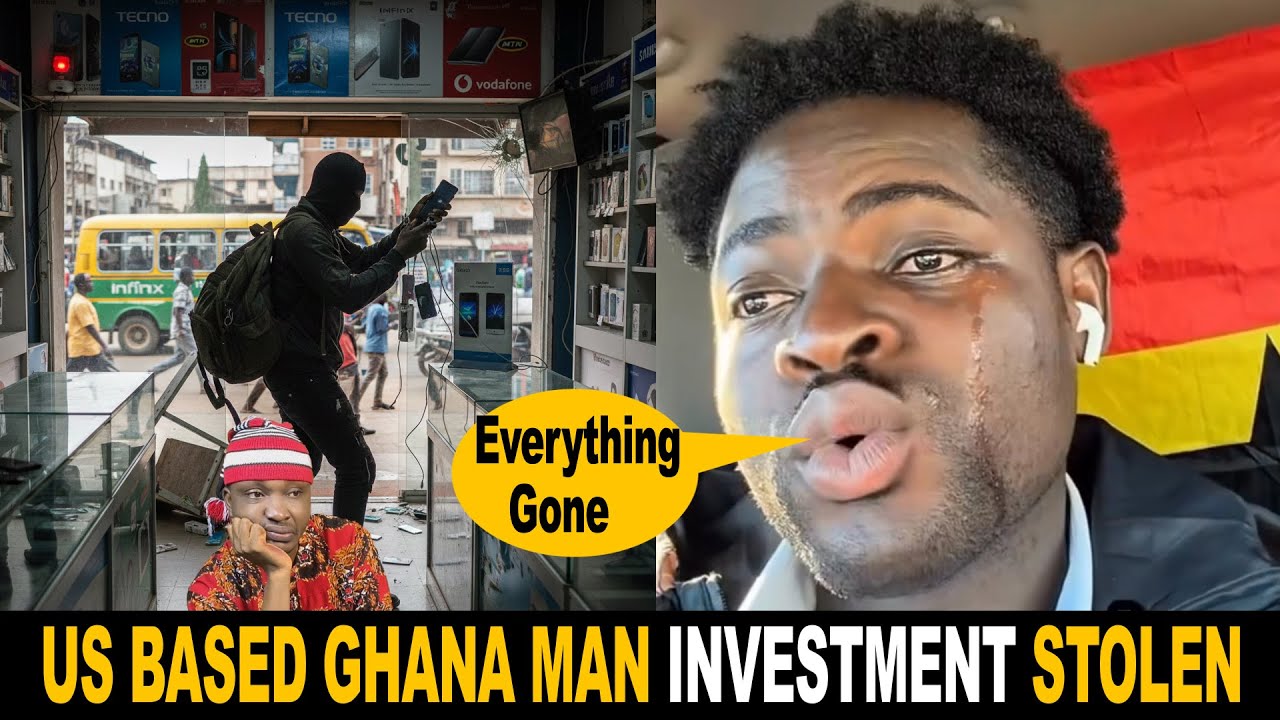 US Based Ghana Man Cry As All His Investment In Ghana Is Stolen