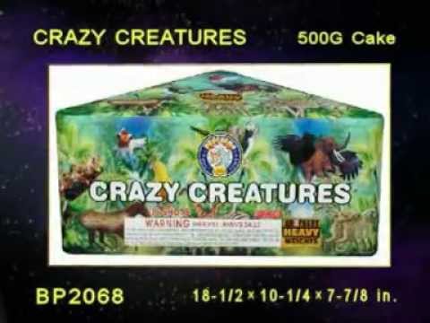 CRAZY CREATURES 36 SHOTS