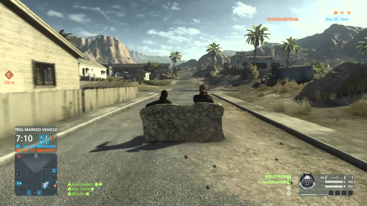 Battlefield™ Hardline Riding The Couch Xpress YouTube