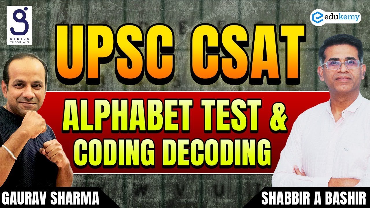 🚀📘 UPSC CSAT Reasoning Hack | Alphabet Test & Coding Tricks | UPSC Prelims