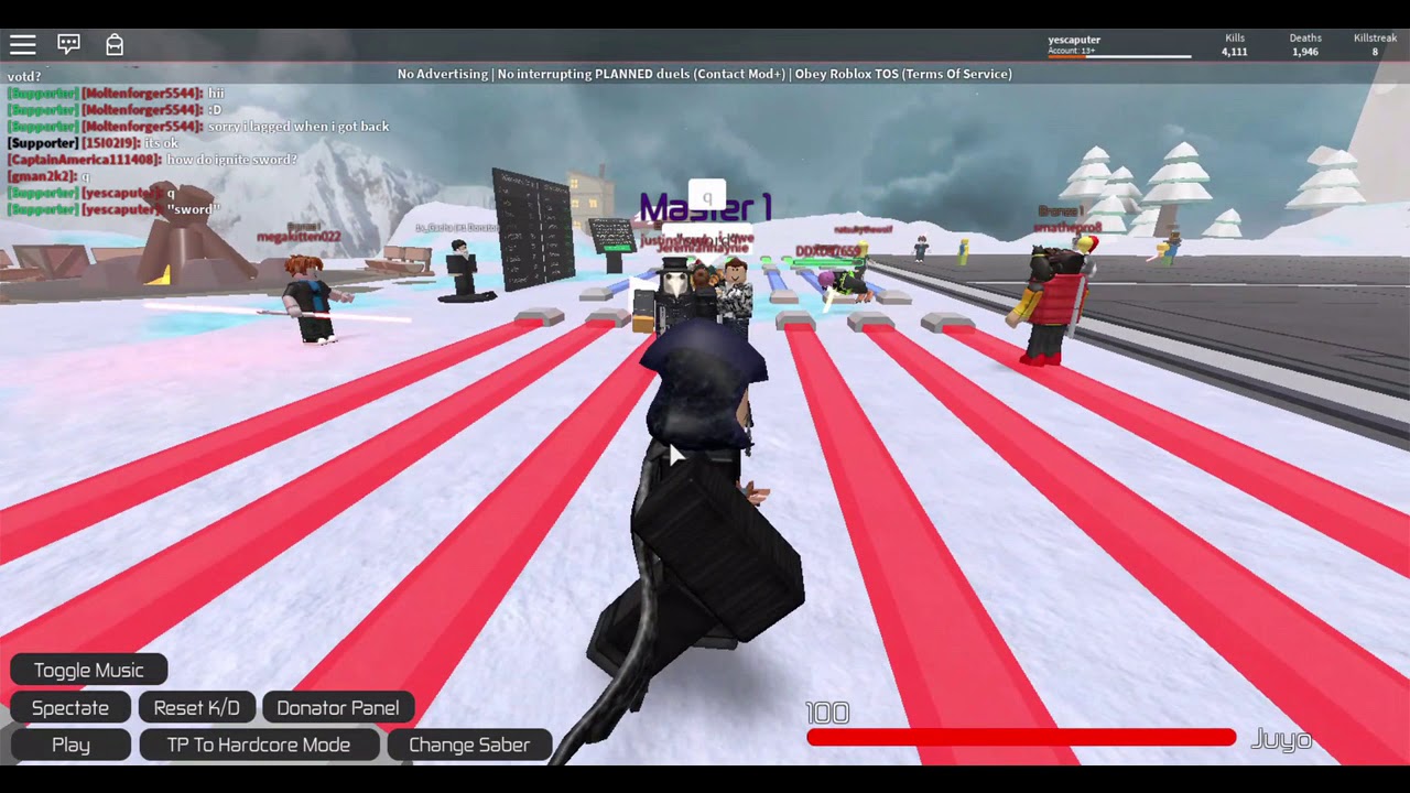 Using Light Sabers Saber Dueling By Ensure Safe Consultancy - tjo roblox dark purple sabre in ilum music jinni