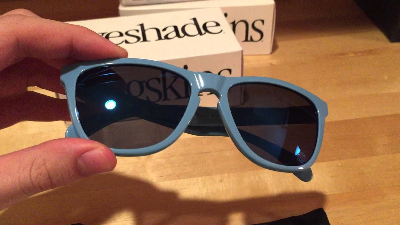 oakley frogskin blue iridium