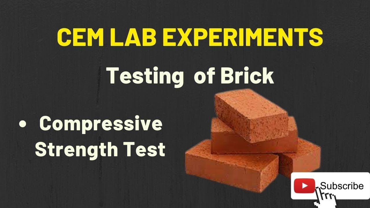 Testing of Bricks | Compressive strength test | brick compressive ...