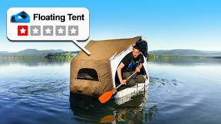 We Camped In A Floating Tent