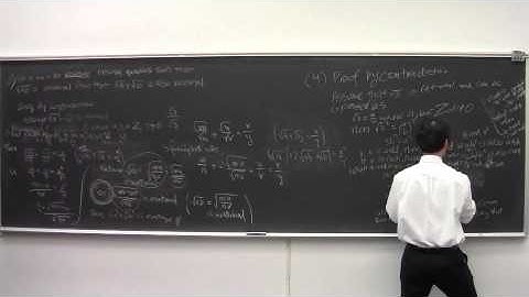 Math 101 Introduction to Analysis 091115: Basics (Rational Zeroes Theorem)