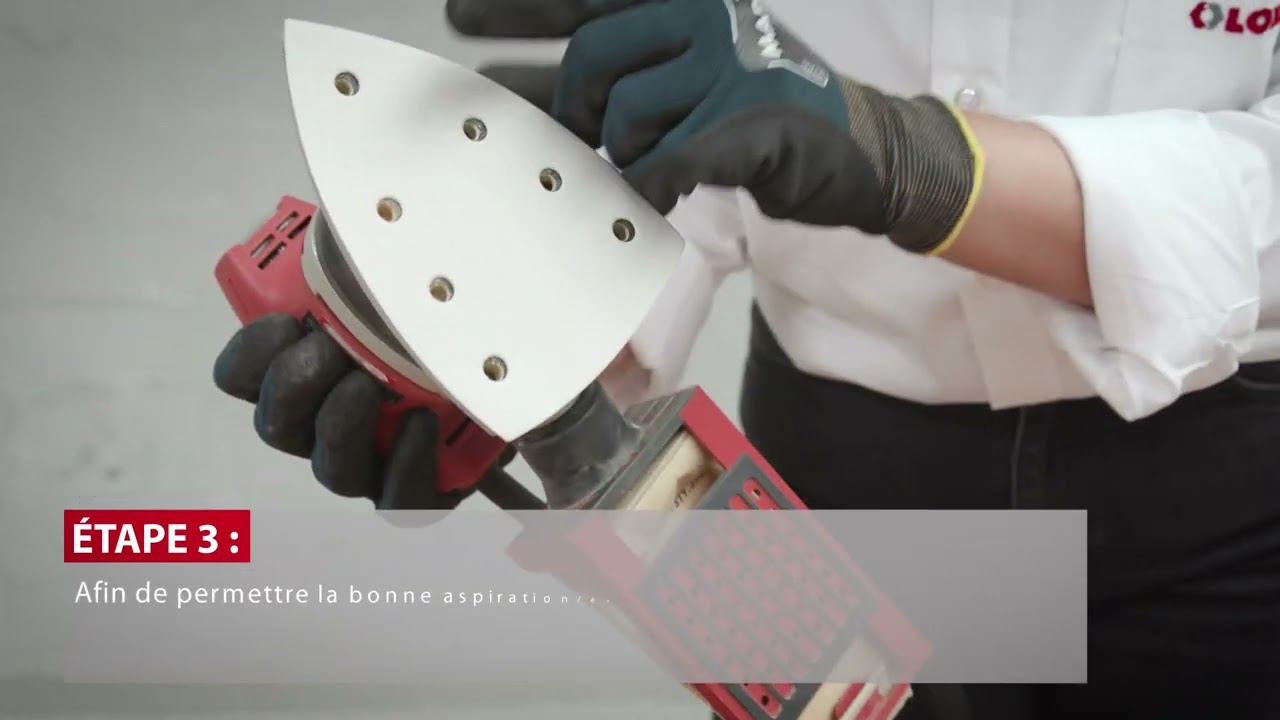 Comment utiliser une ponceuse triangulaire ?  LOXAM
