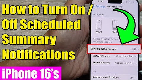 🛎️📆 iPhone 16/16 Pro Max: How to Turn On/Off Scheduled Summary Notifications