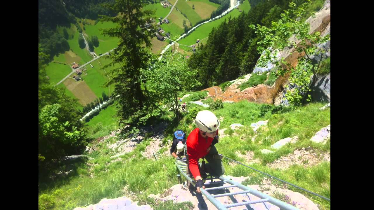 Switzerland Ropes Course and Via Ferrata, 2015 - YouTube