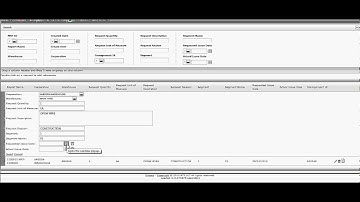 HOW TO CREATE MATERIALS REQUEST