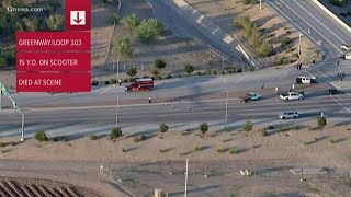 Teen killed in crash on Greenway Road and Loop-303