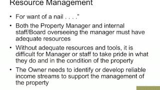 Multifamily Property Management Webinar - 6/14/11