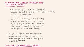 Reinforcement Learning - Chapter 1 - Introduction - Is RL different from Un-Supervised learning ?