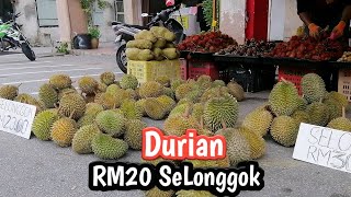 Semakin Ramai Jual Durian Longgok | Durian Season