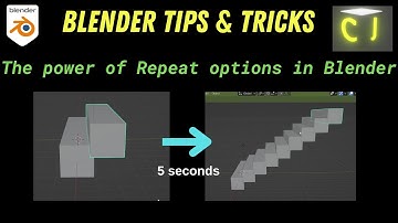 Blender Tips & Tricks - Power of Repeat option in Blender 3