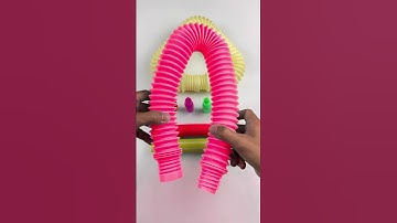Creating and Relaxing Style POP-TUBE #asmr #diy #satisfyingvideos #relaxing #oddasmr #poptubesounds