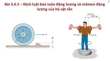 [CƠ LÝ THUYẾT ĐỘNG LỰC HỌC]BÀI TẬP 3.6.5: Định luật bảo toàn mômen động lượng của hệ vật rắn