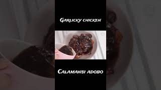 Garlicky Chicken Adobo with Calamansi! #shorts #shortsclip #shortscooking #instavideo