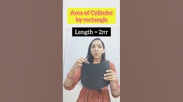 Area of cylinder by rectangle | surface area Volumes | maths #ytshorts #viral #shortsvideo #maths