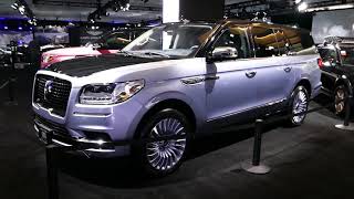 Custom Lincoln Navigator - Two Tone Black \& Powder Blue Paint - 2018 LA Auto Show