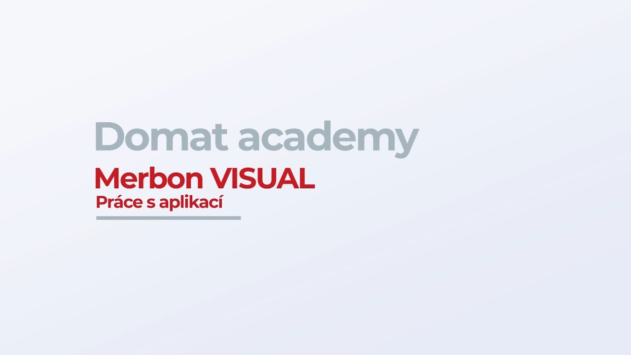 Merbon Merbon Visual - Práce s aplikací - YouTube