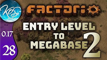 Factorio 0.17 Ep 28: STEAM ENGINE SHUTOFF - Entry Level to Megabase 2 - Tutorial Let