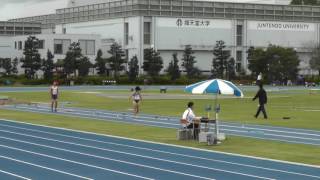 2016 10 29順大記録会 女子三段跳⑤ 萬