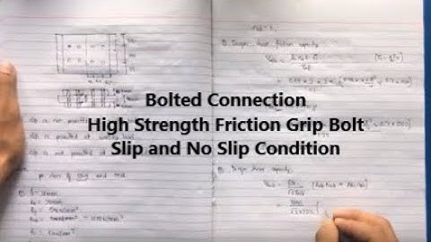 Design of Bolted Connection Part 2 HSFG  | Design Of Steel Structures | III/II | IOE | TU