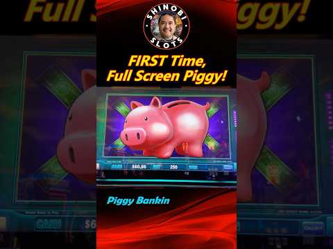 The FIRST Time I Got the FULL SCREEN in Piggy Bankin slot! #shinobislots #shorts #shortfeed