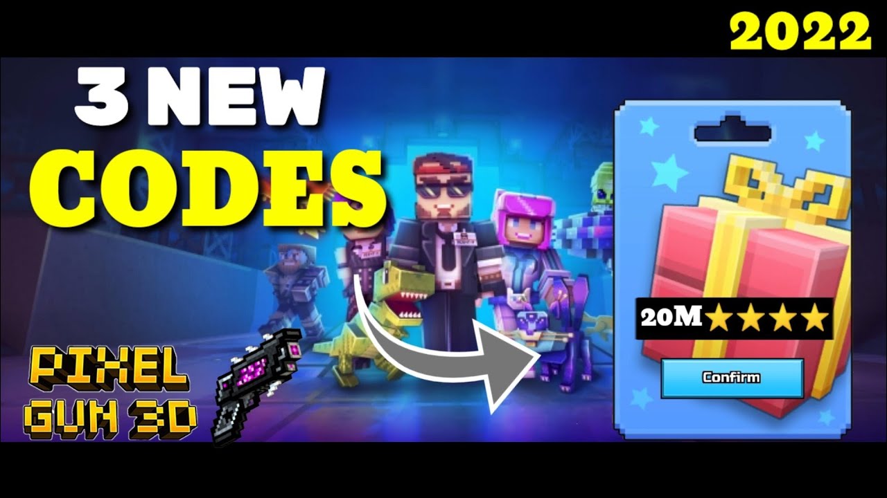 3 New Promo Code For Pixel Gun 3d June 2022 PG3D June Codes Pixel