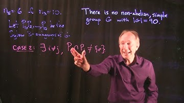There is no non-abelian, simple group of size 90